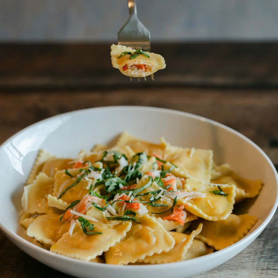 Smoked Salmon Ravioli