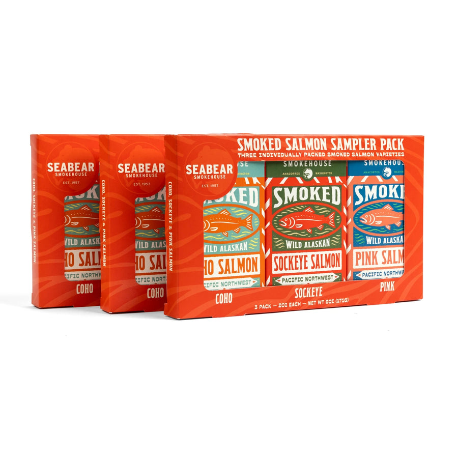 Smoked Wild Salmon Sampler 3-Pack