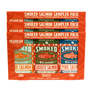 Smoked Wild Salmon Sampler 3-Pack