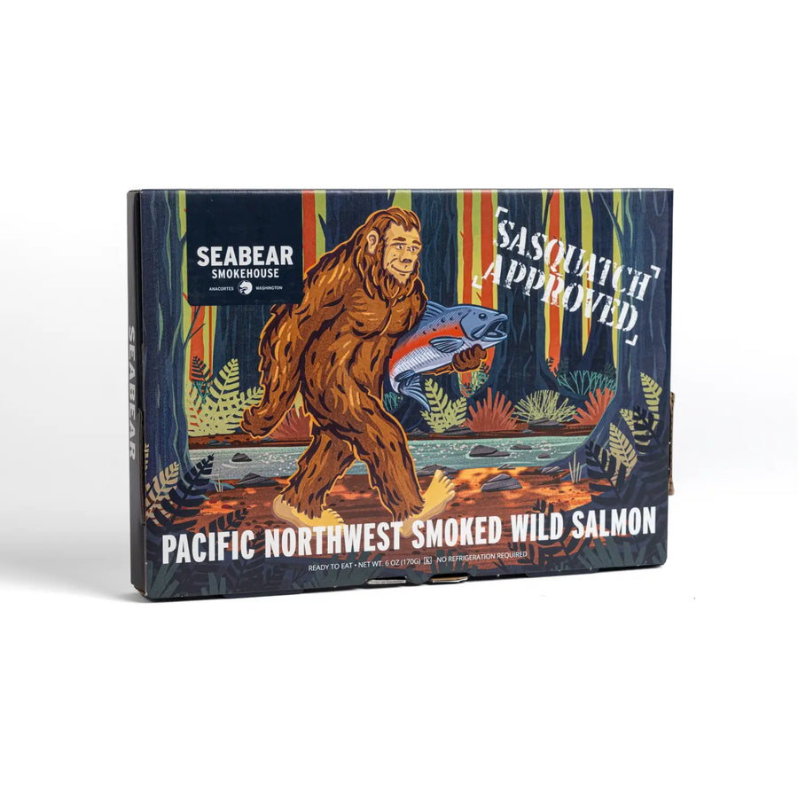 Sasquatch Approved Smoked Wild Pink Salmon Gift Box — 6oz