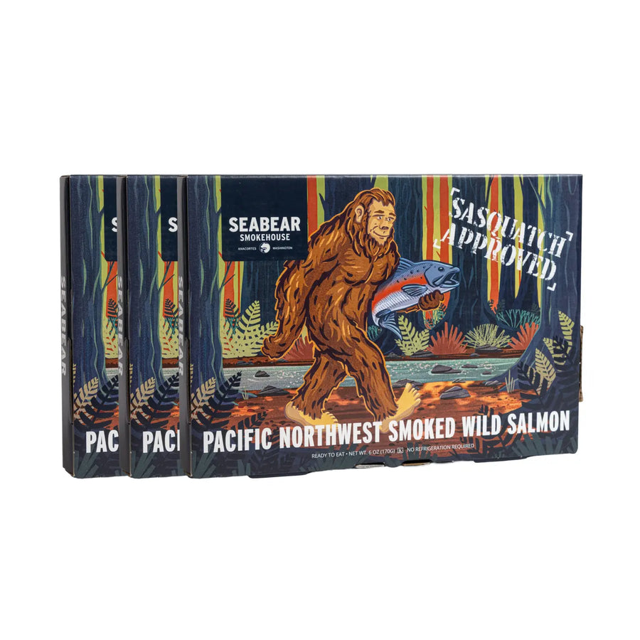 Sasquatch Approved Smoked Salmon 3-Pack