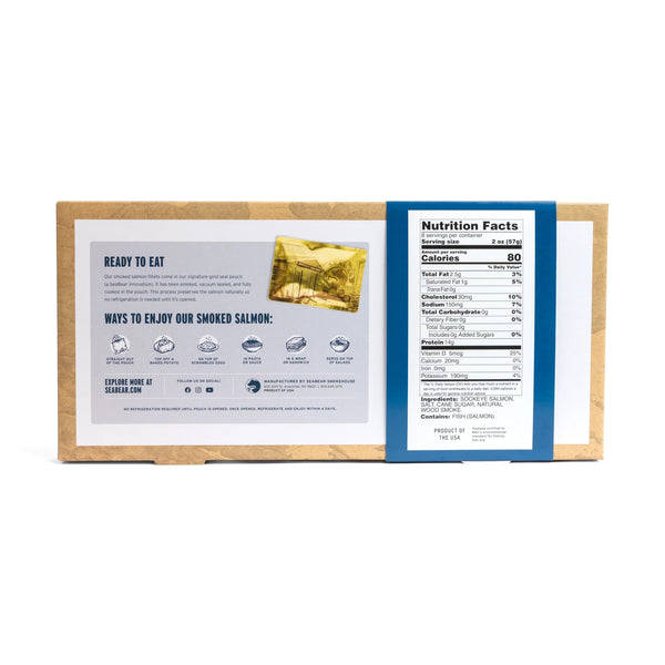 Smoked Wild Sockeye Salmon Fillet — 1lb