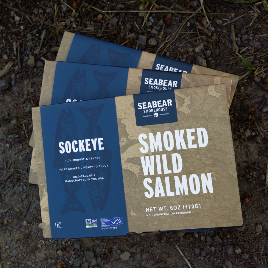 Smoked Wild Sockeye Salmon 3-Pack