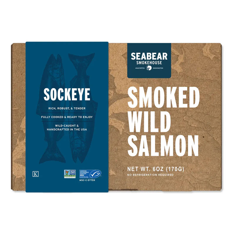 VIP 12-Pack Smoked Wild Sockeye Salmon 6 oz Fillet