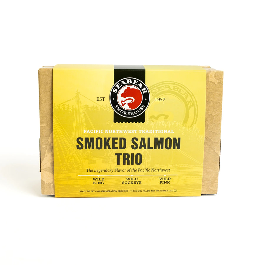 Smoked Wild Salmon Trio — 18oz
