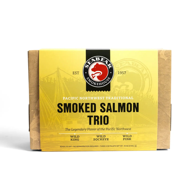 Smoked Wild Salmon Trio — 18oz