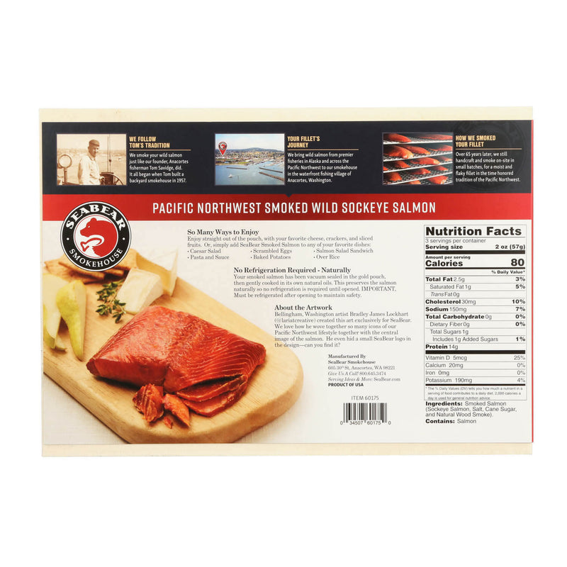Pacific Northwest Icons Smoked Salmon Gift Box | SeaBear Smokehosue