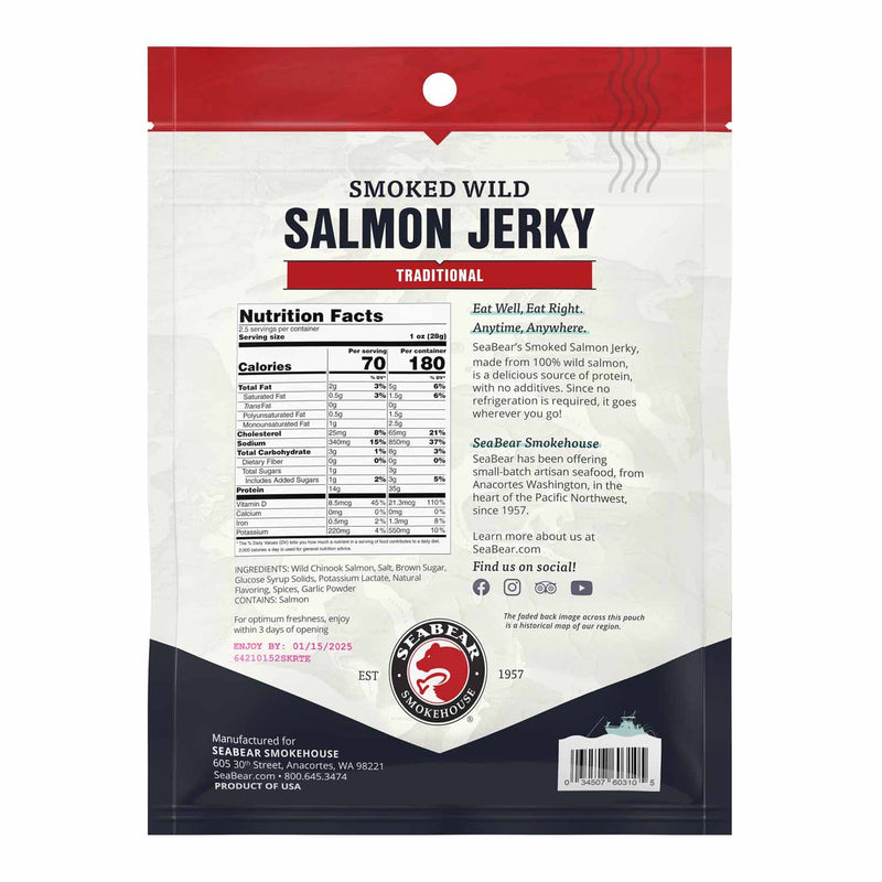 Wild King Salmon Jerky