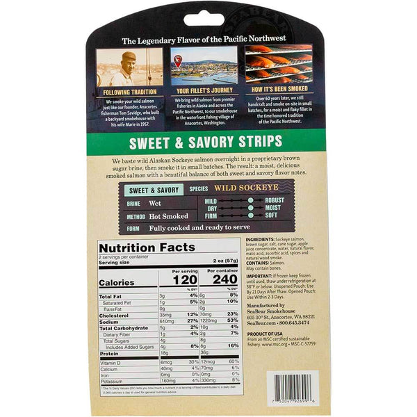 Sweet & Savory Strips | SeaBear Smokehouse