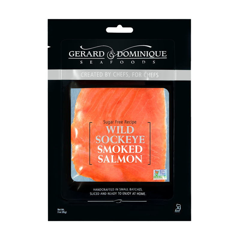 3 oz Portion Smoked Sockeye Lox | SeaBear Smokehouse