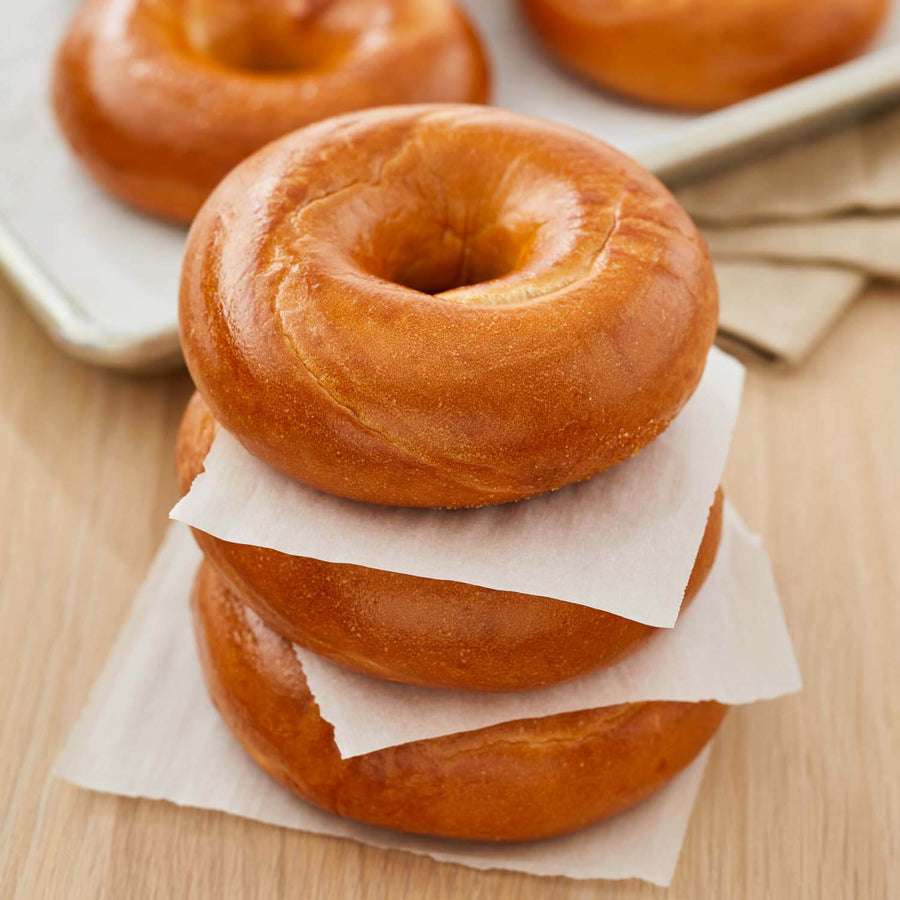Plain Bake at Home Bagels | SeaBear Smokehouse