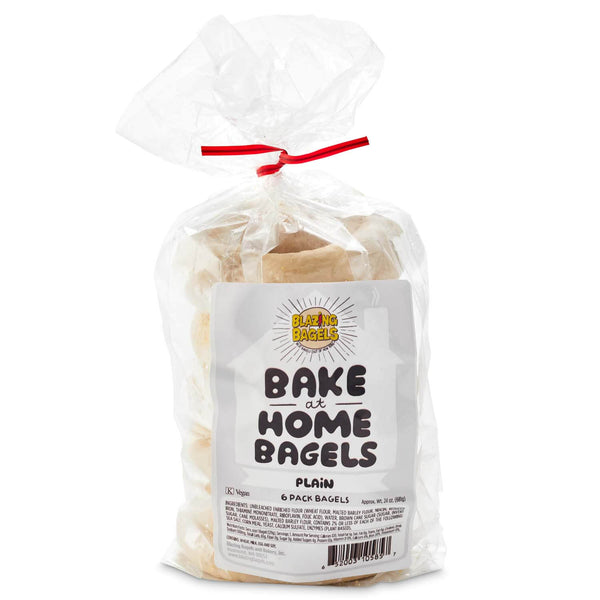 Plain Bake-At-Home Bagels in Packaging | SeaBear Smokehouse