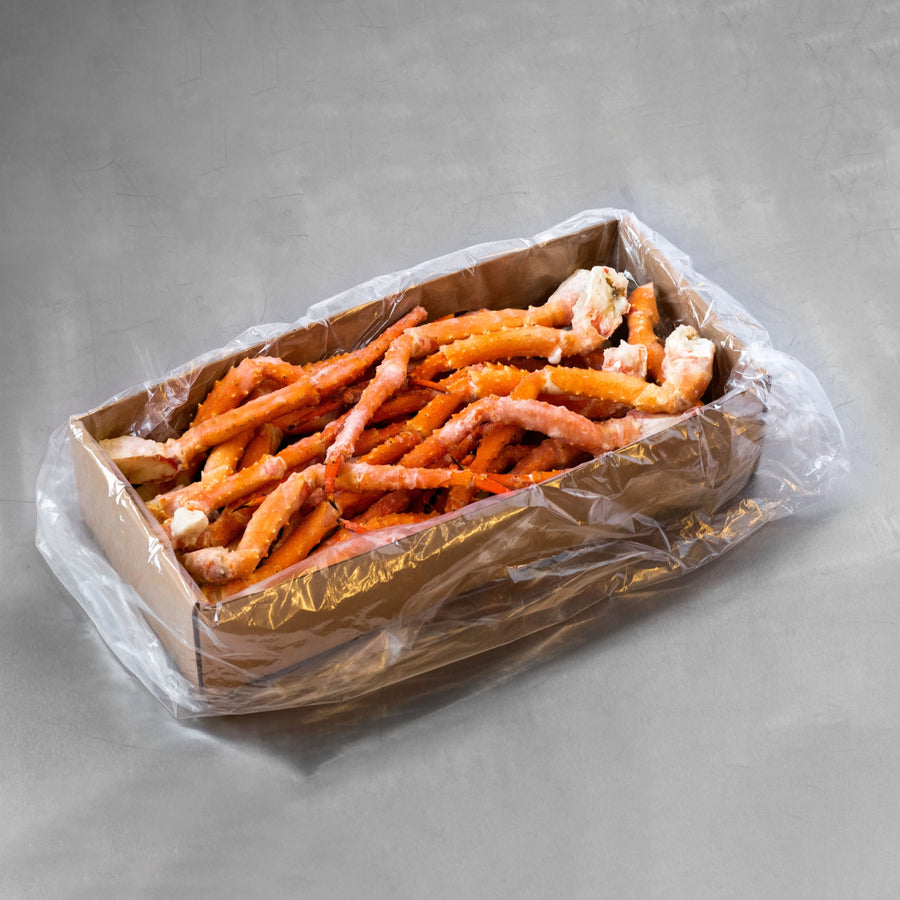 Case Full of Alaskan Golden King Crab | SeaBear Smokehouse | Keyport Crab