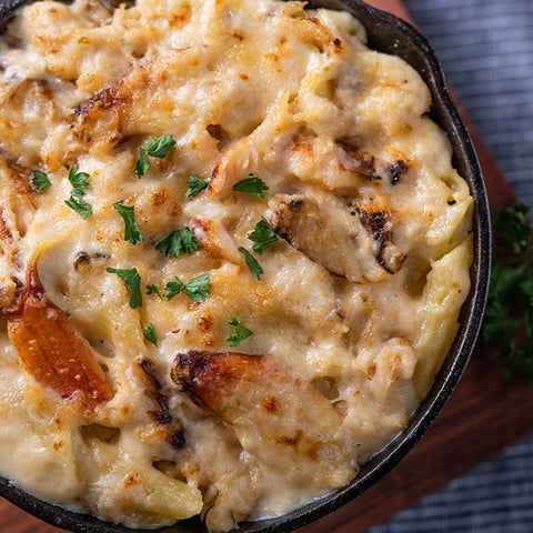 Baked Dungeness Crab Mac and Cheese | SeaBear Smokehouse