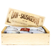 Dan the Sausageman's Favorites in a Wooden Crate | SeaBear Smokehouse Thumbnail