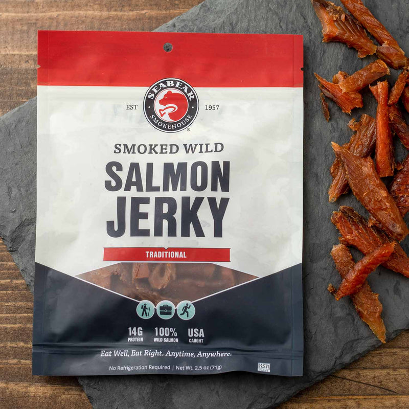 Smoked Wild Salmon Jerky Traditional | SeaBear Smokehouse