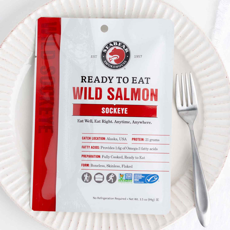 Ready to Eat Wild Sockeye Salmon
