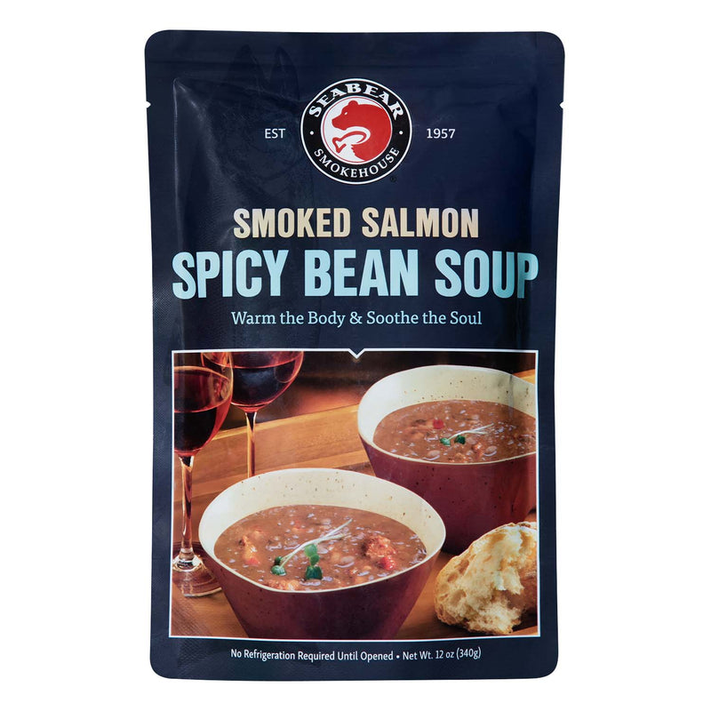 Smoked Salmon Spicy Bean Soup