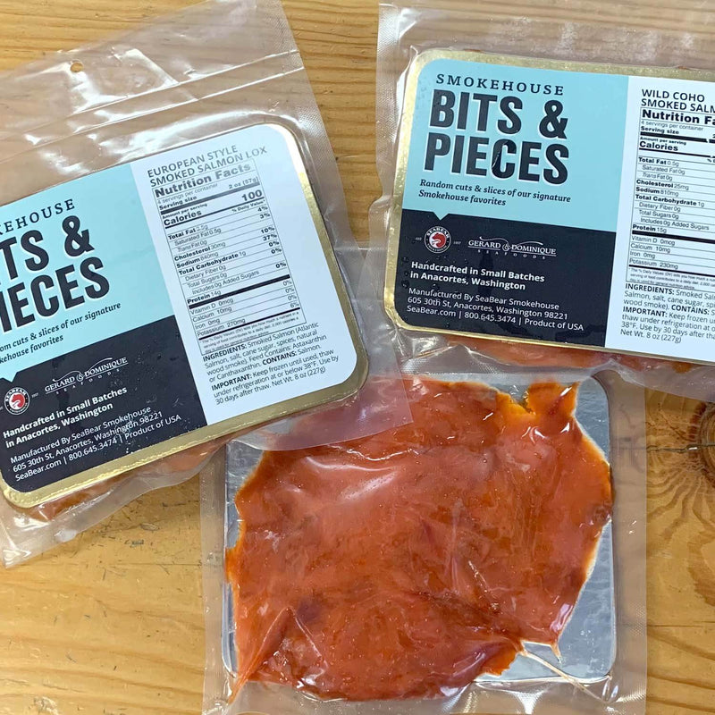 Smoked Salmon Lox Bits and Pieces | SeaBear Smokehouse