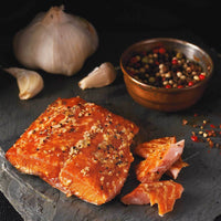 Garlic Lover's Smoked Salmon 4 oz Thumbnail