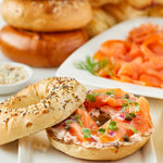 Bagel with Smoked Salmon Schmear and Smoked Salmon Lox | SeaBear Smokehouse | Gerard & Dominique