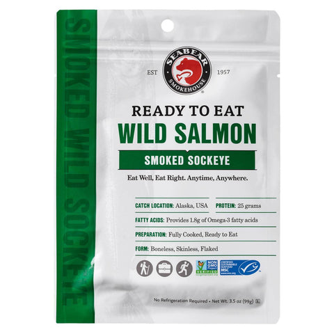 Featured image of Ready to Eat Smoked Wild Sockeye Salmon